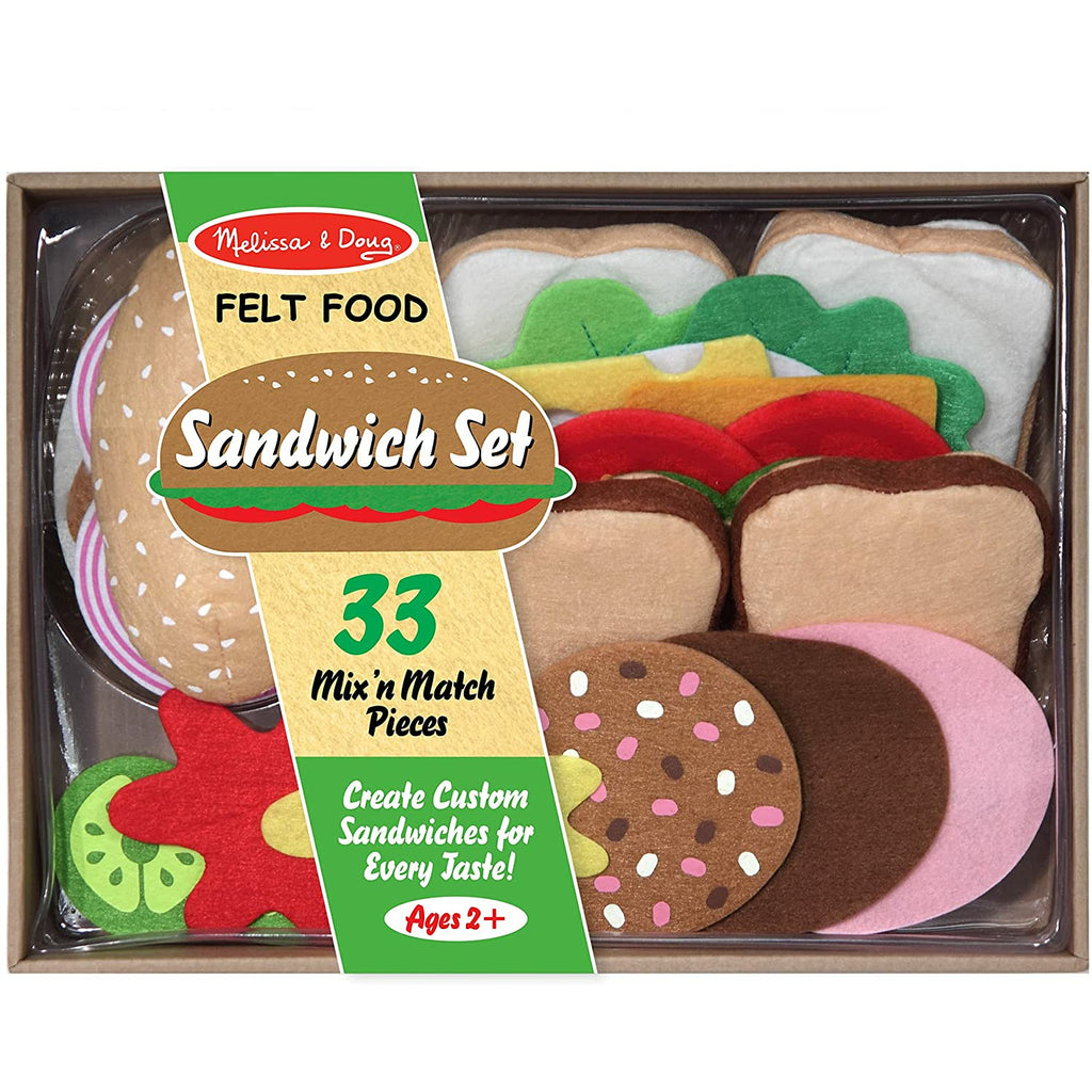 Melissa and Doug Felt Food Sandwich Set Age 3Y+
