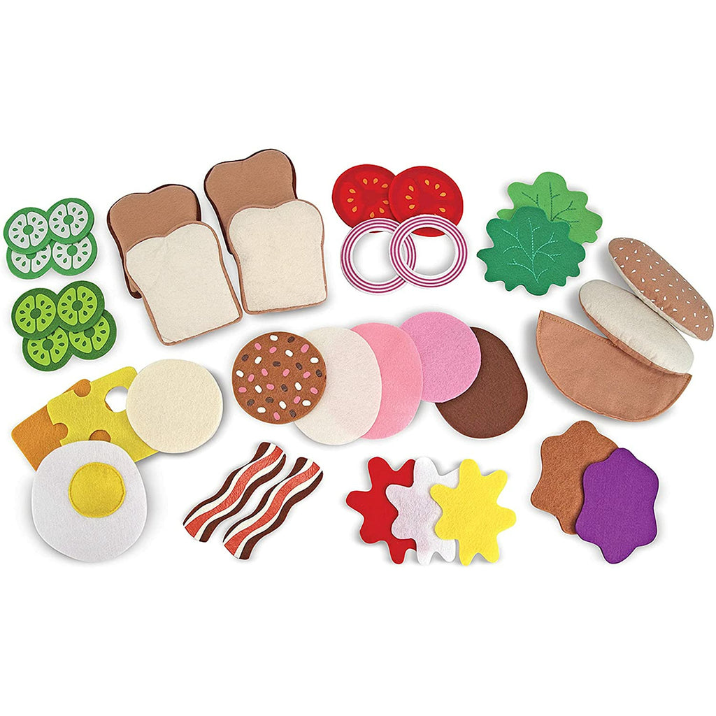 Melissa and Doug Felt Food Sandwich Set Age 3Y+