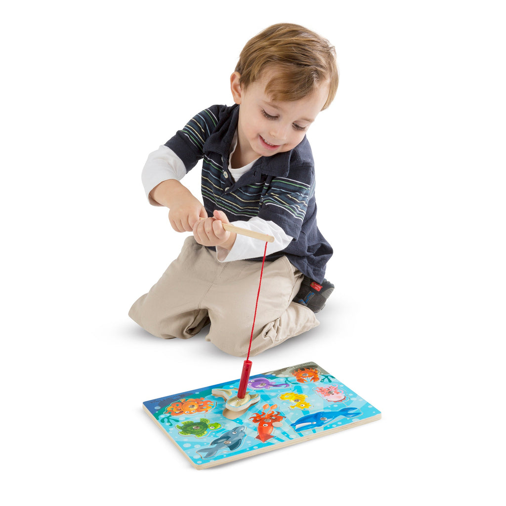 Melissa and Doug Fishing Magnetic Puzzle Game MulticolorAge: 3 Years & Above