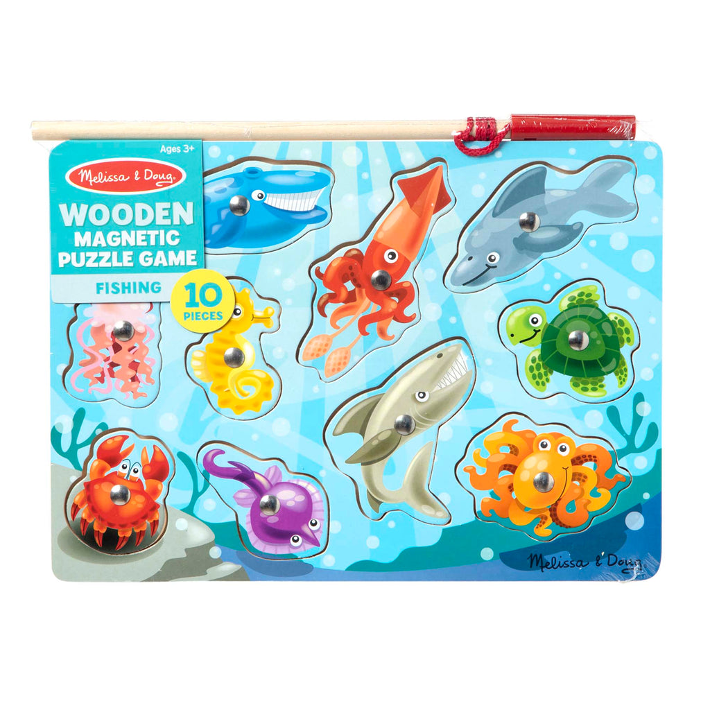 Melissa and Doug Fishing Magnetic Puzzle Game MulticolorAge: 3 Years & Above