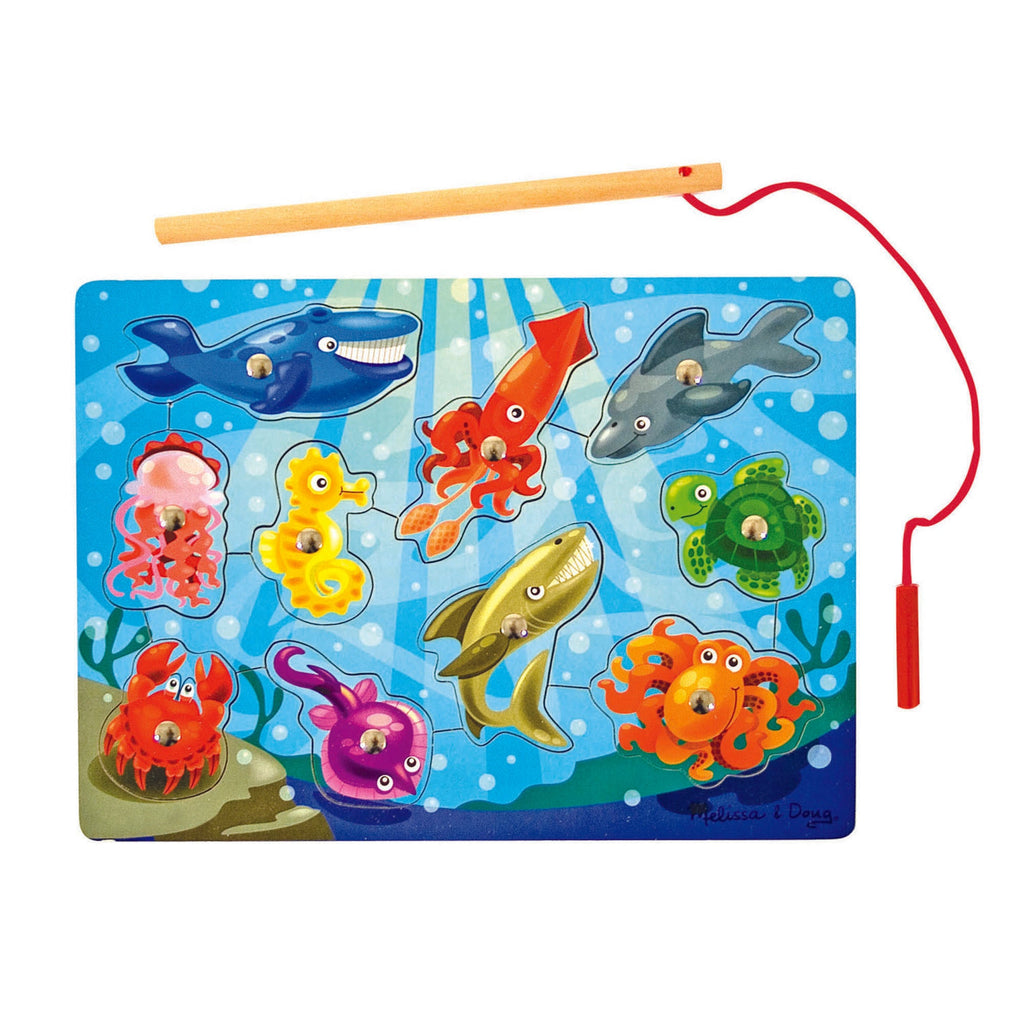 Melissa and Doug Fishing Magnetic Puzzle Game MulticolorAge: 3 Years & Above
