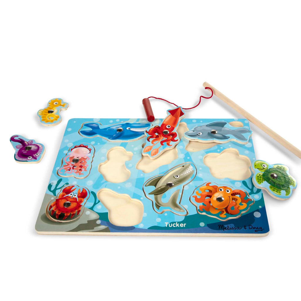 Melissa and Doug Fishing Magnetic Puzzle Game MulticolorAge: 3 Years & Above