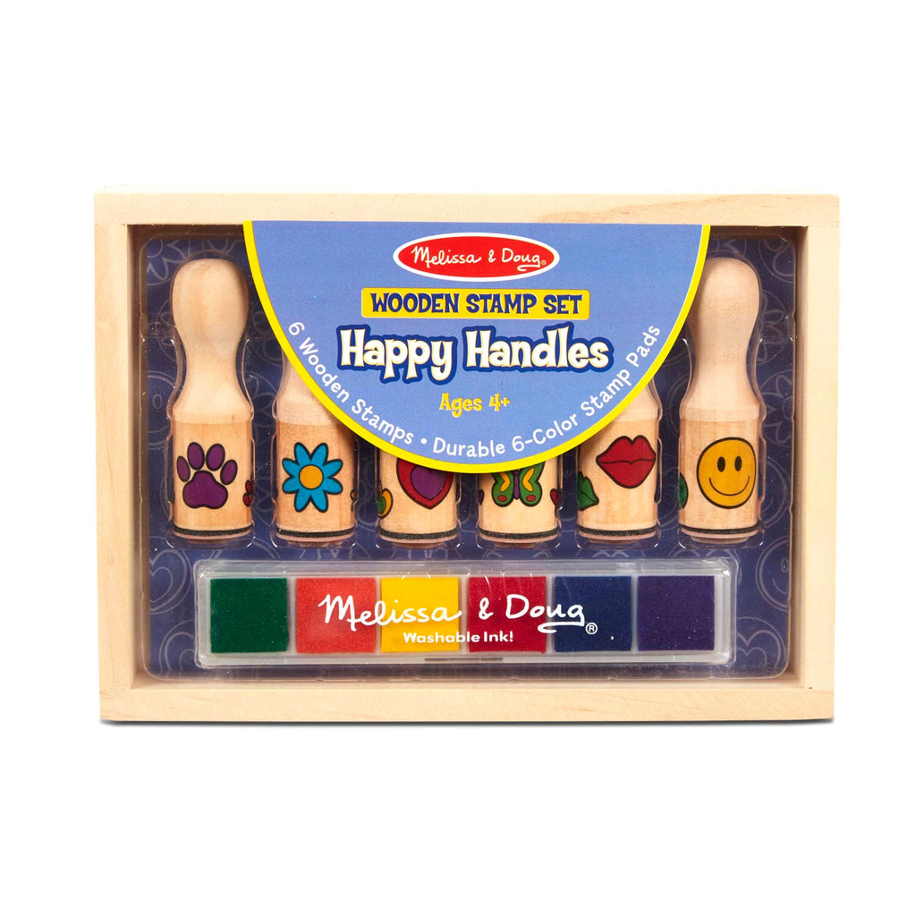 Melissa and Doug Happy Handle Wooden Stands Multicolor Age-4 Years & Above