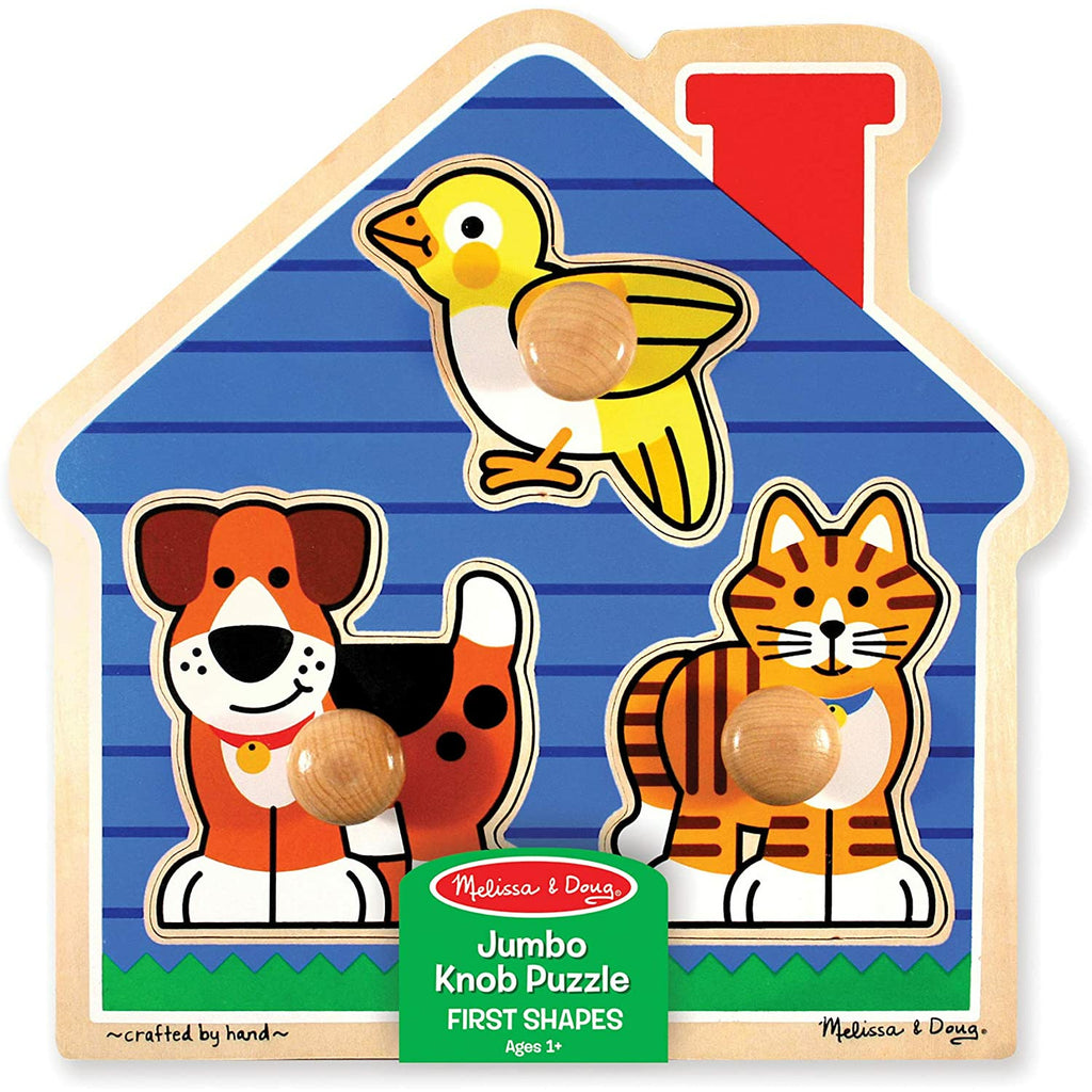Melissa and Doug House Pets Jumbo Knob Age 1Y+
