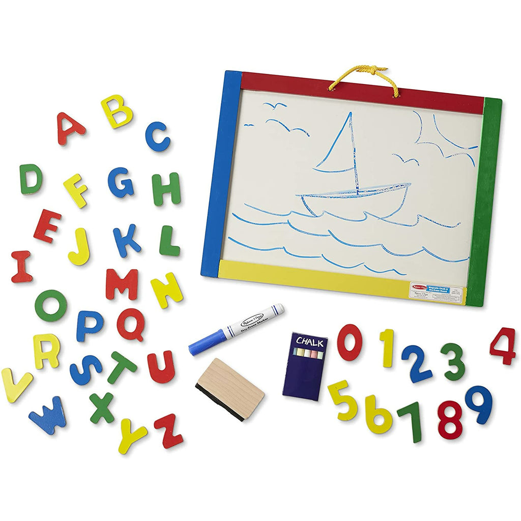 Melissa and Doug Magnetic Chalkboard/Dry-Erase Board Age 3Y+