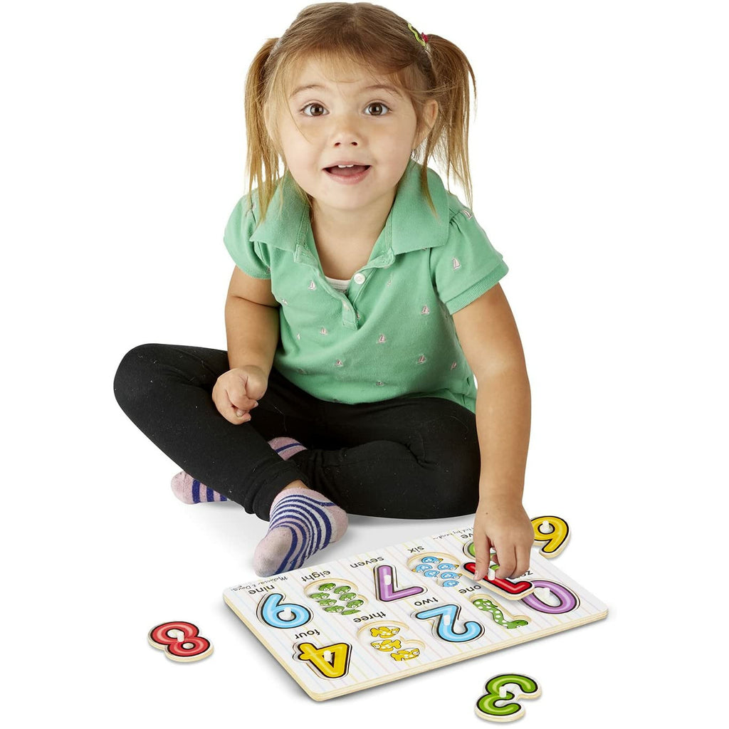 Melissa and Doug Melissa and Doug Wooden Peg Puzzle Age 2Y+