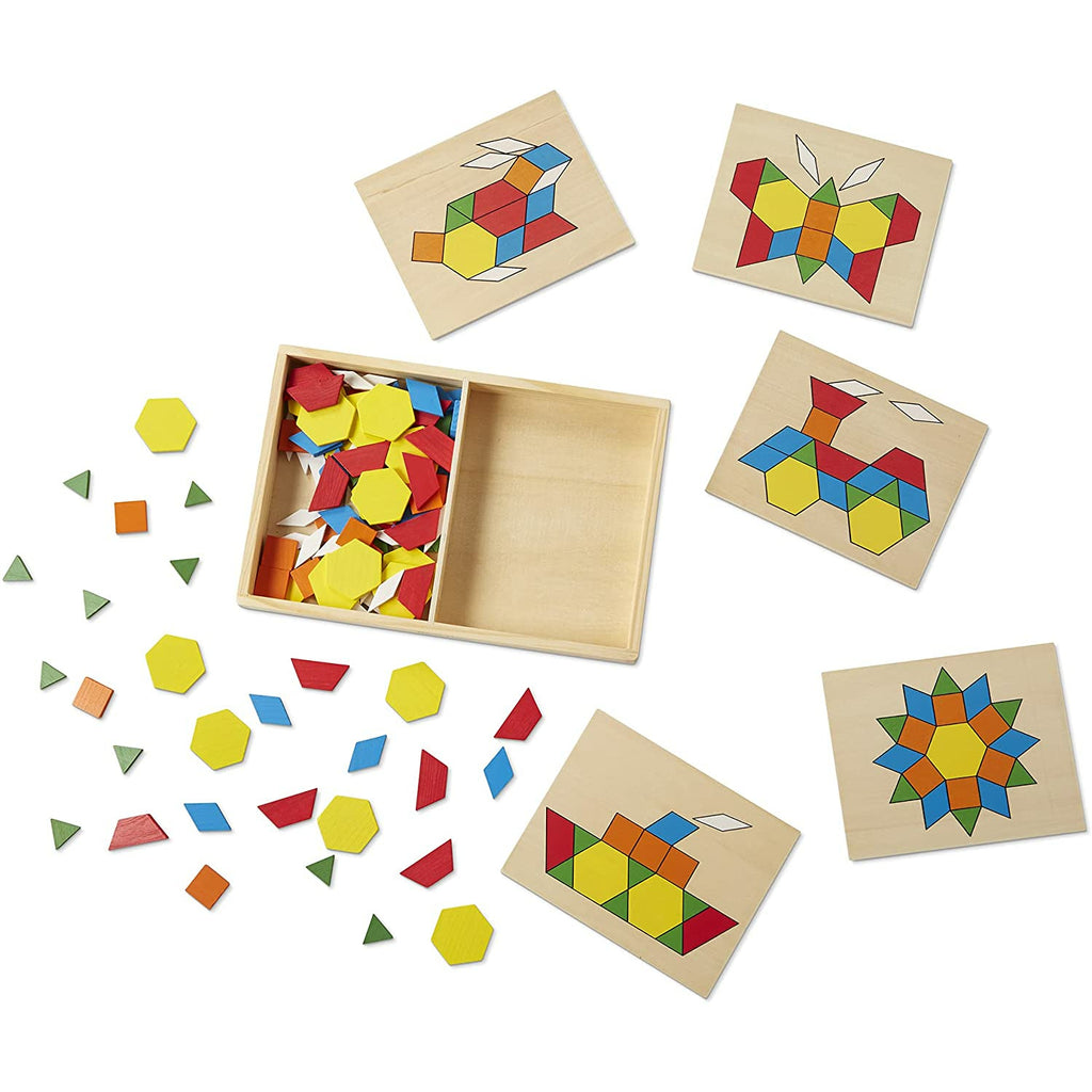 Melissa and Doug Pattern Blocks and Boards Age 3Y+