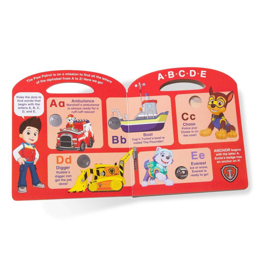 Melissa and Doug Paw Patrol Poke-A-Dot - Alphabet Adventure MulticolorAge: 12 Months & Above