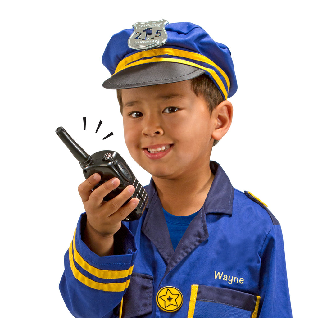 Melissa and Doug Police Officer Costume Roleplay Set Multicolor Age-3 - 6 Years