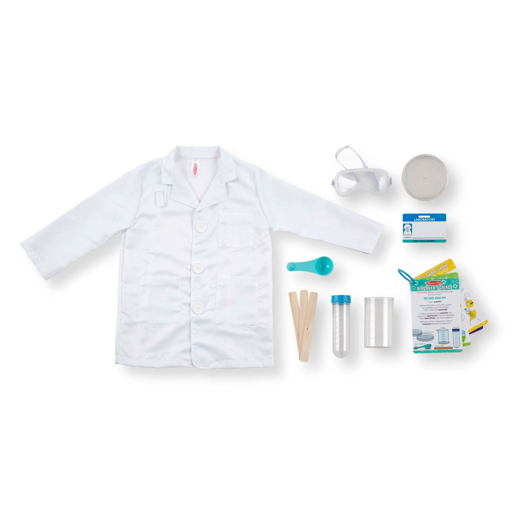 Melissa and Doug Scientist Costume Roleplay Set Multicolor Age-5 Years & Above