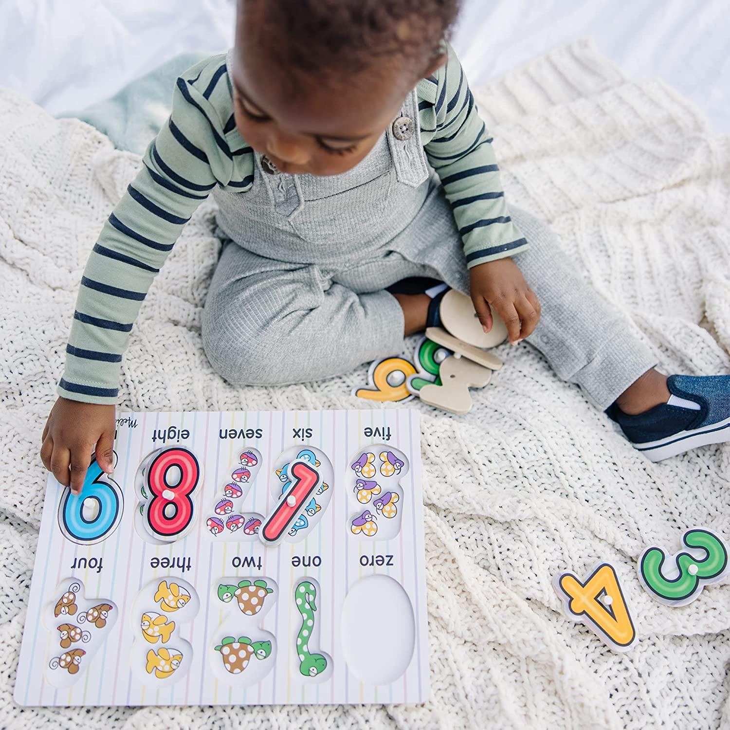 Melissa and Doug See-Inside Numbers Peg Age 2Y+ - Peekaboo