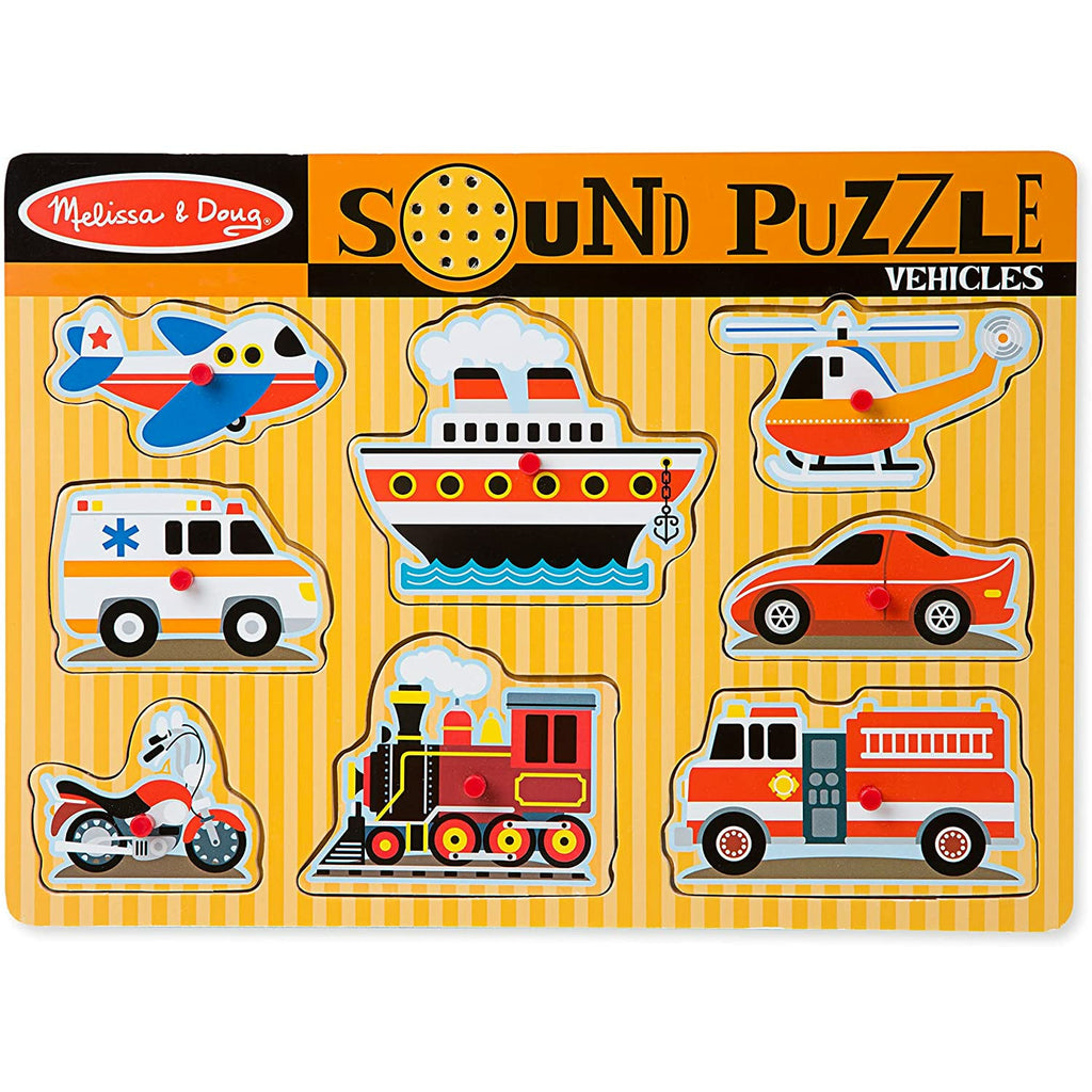 Melissa and Doug Vehicles Sound Puzzle Age 2Y+