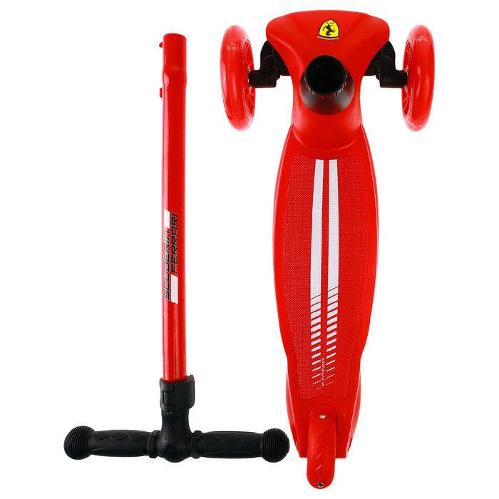 Mesuca Ferrari Twist Scooter with 3 Wheels Red Age-3 Years & Above