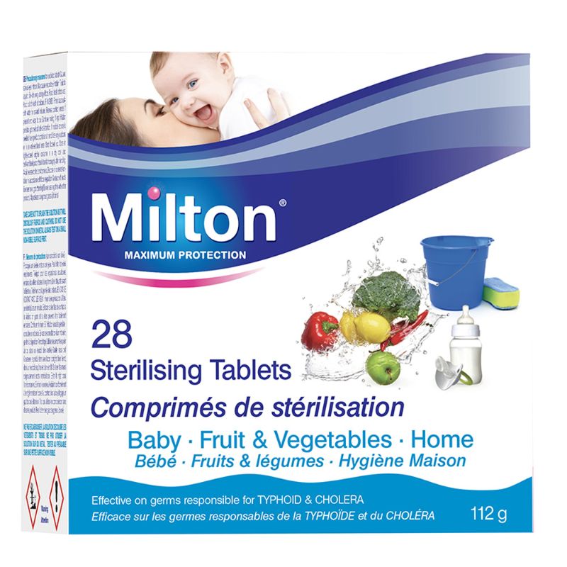 Milton Sterilising Tablets Fruit & Vegetables - 28 Pieces
