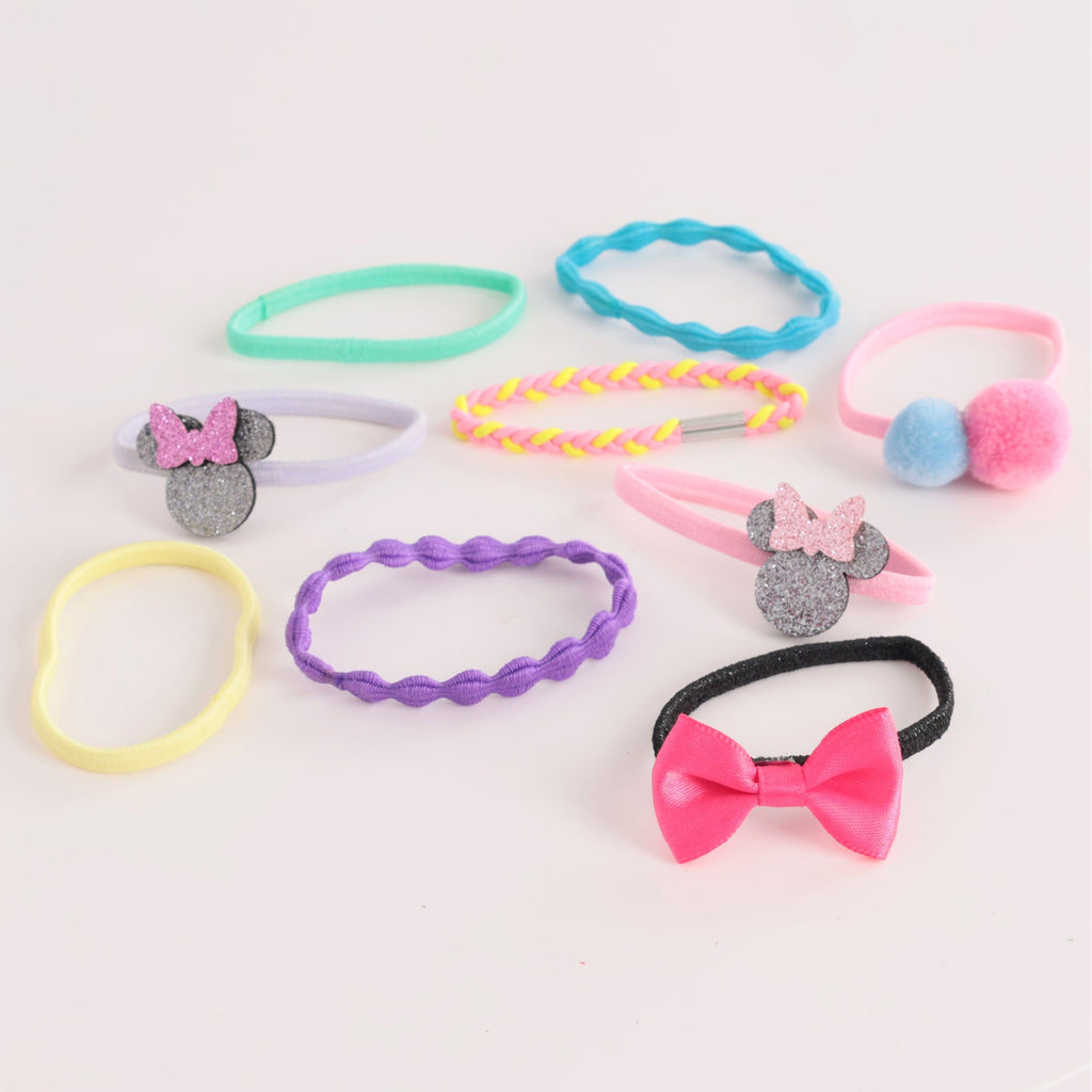 Minnie Hair Elastic Set 10Pk   Trha13291 Multicolorcolor Age 2 Years & Above