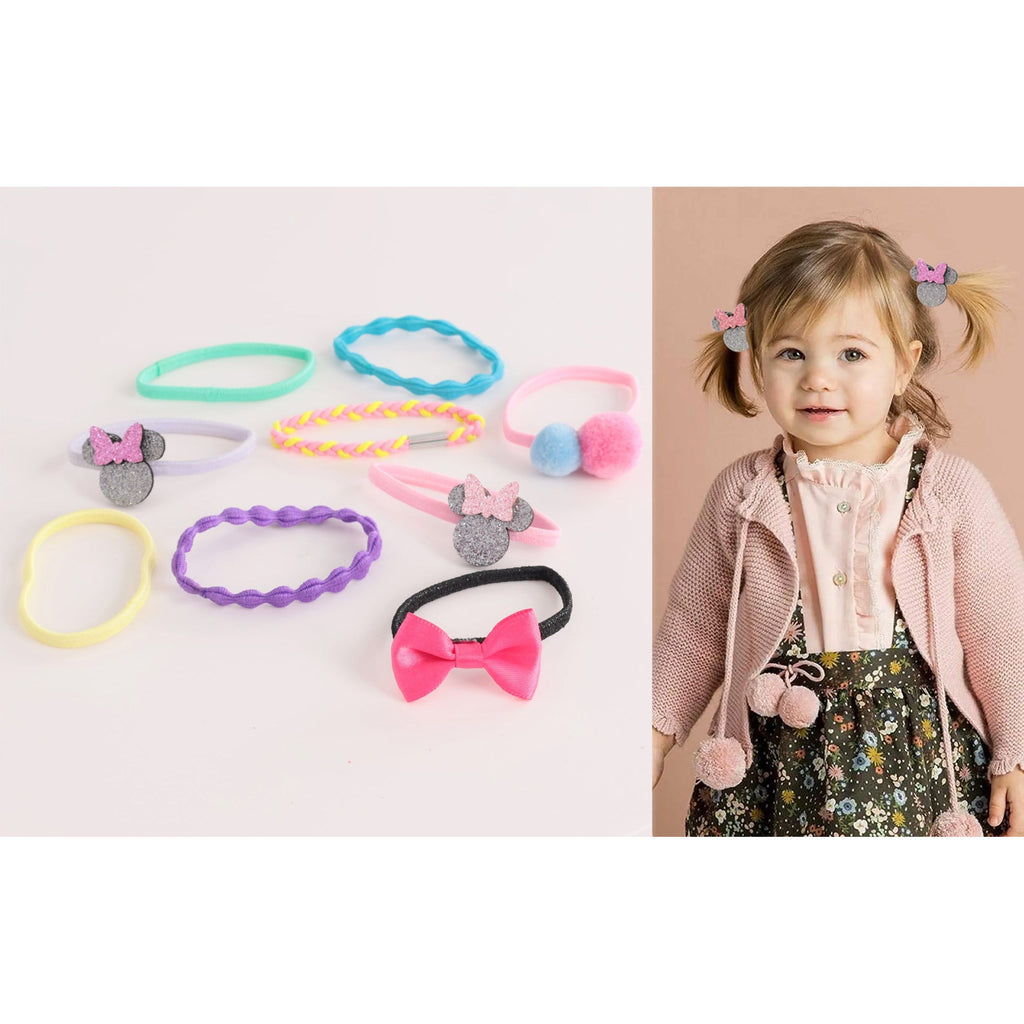 Minnie Hair Elastic Set 10Pk   Trha13291 Multicolorcolor Age 2 Years & Above