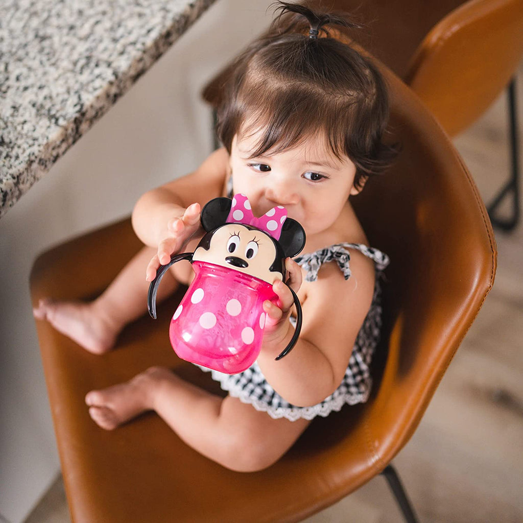 Minnie Mouse 7 Oz Straw Trainer Pink Age  9 Months & Above