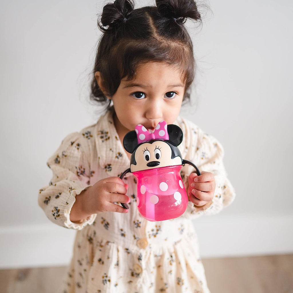 Minnie Mouse 7 Oz Straw Trainer Pink Age  9 Months & Above