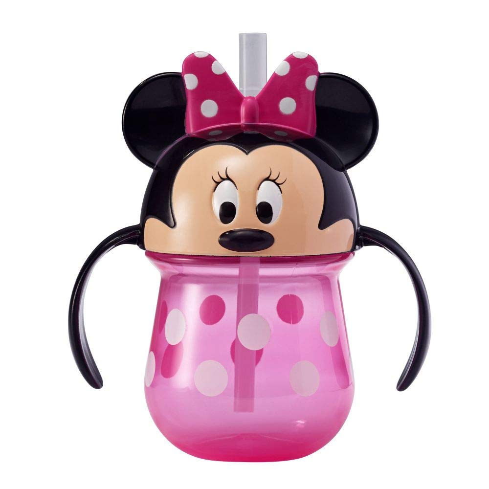 Minnie Mouse 7 Oz Straw Trainer Pink Age  9 Months & Above