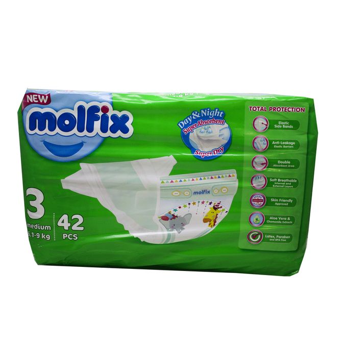 Molfix Midi Diaper Medium 42 pack