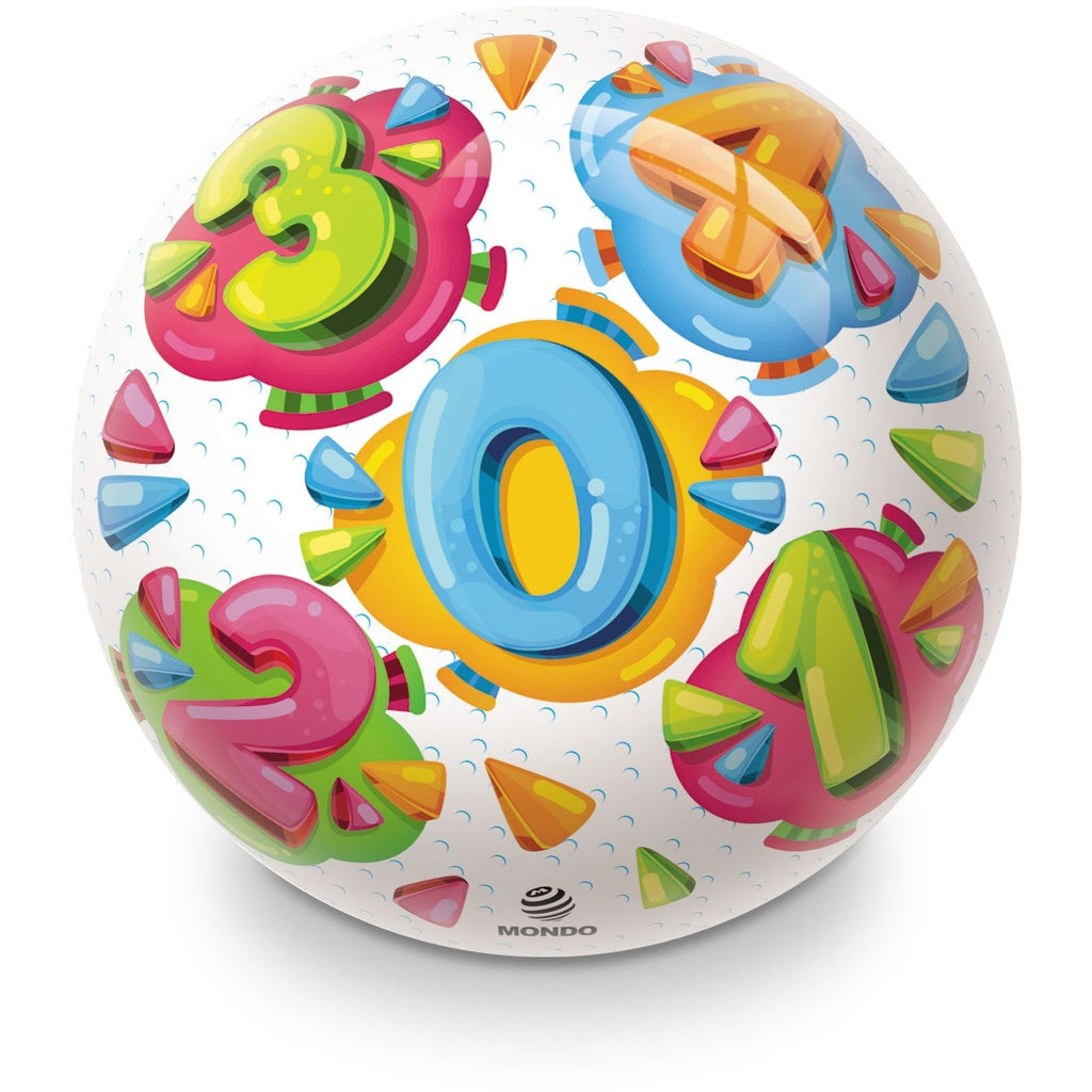 Mondo Bio Ball Numbers 23Cm Multicolor Age- 3 Years & Above