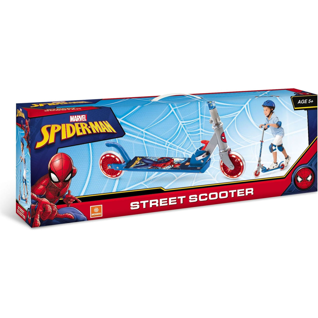 Mondo Spiderman 2 Wheeled Scooter Blue Age- 5 Years & Above