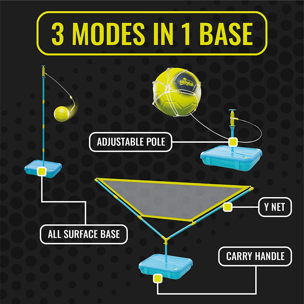Mookie Value 5 In 1 (Swingball, Soccer Ball, Volleyball, Flying Disc & Tiny Tailball) 4Y+