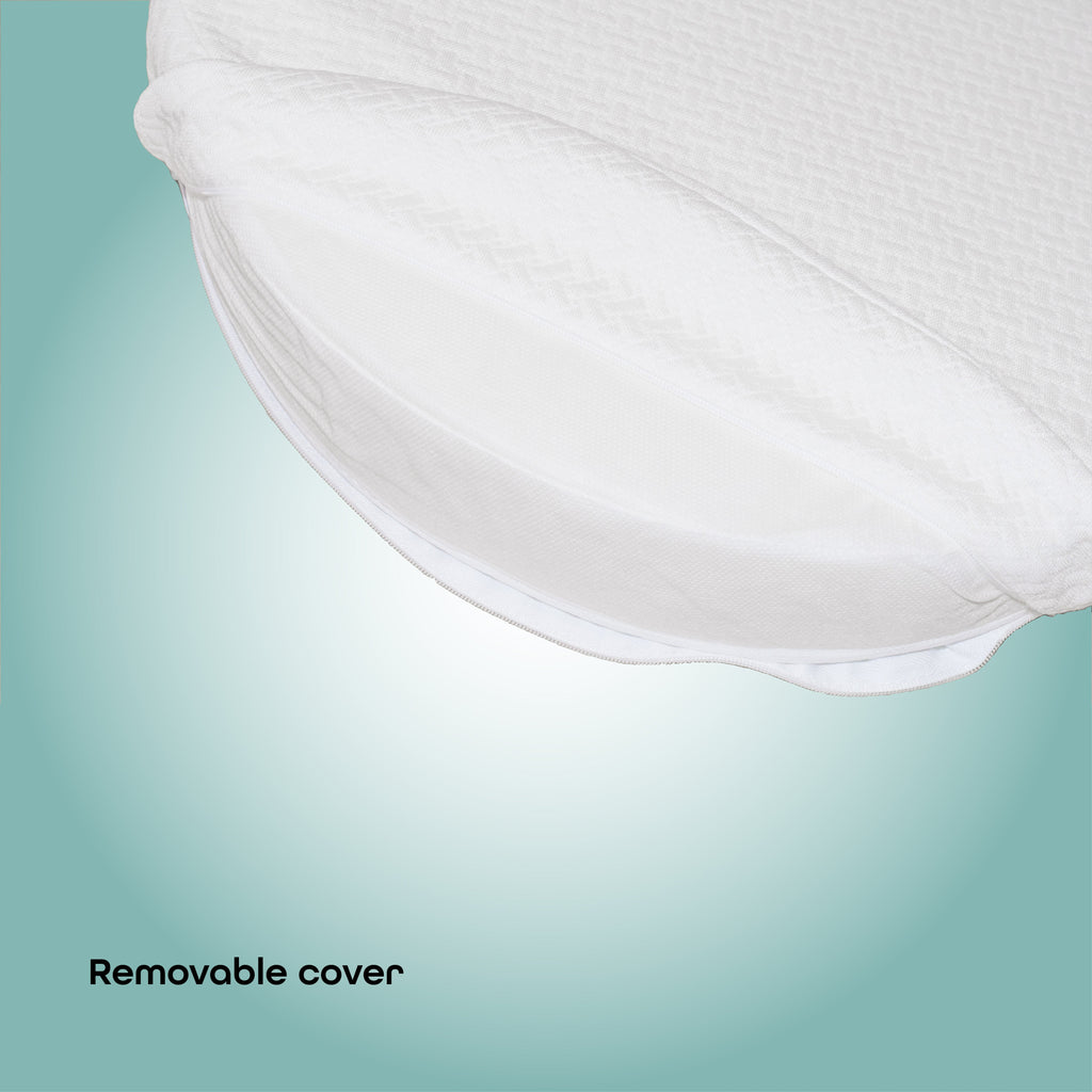 MoonUniversal Crib Wedge Half Moonorganic fabric Age- Newborn & Above
