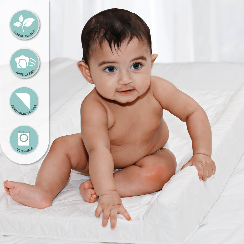 Moon Changing Mat-White Age- Newborn & Above