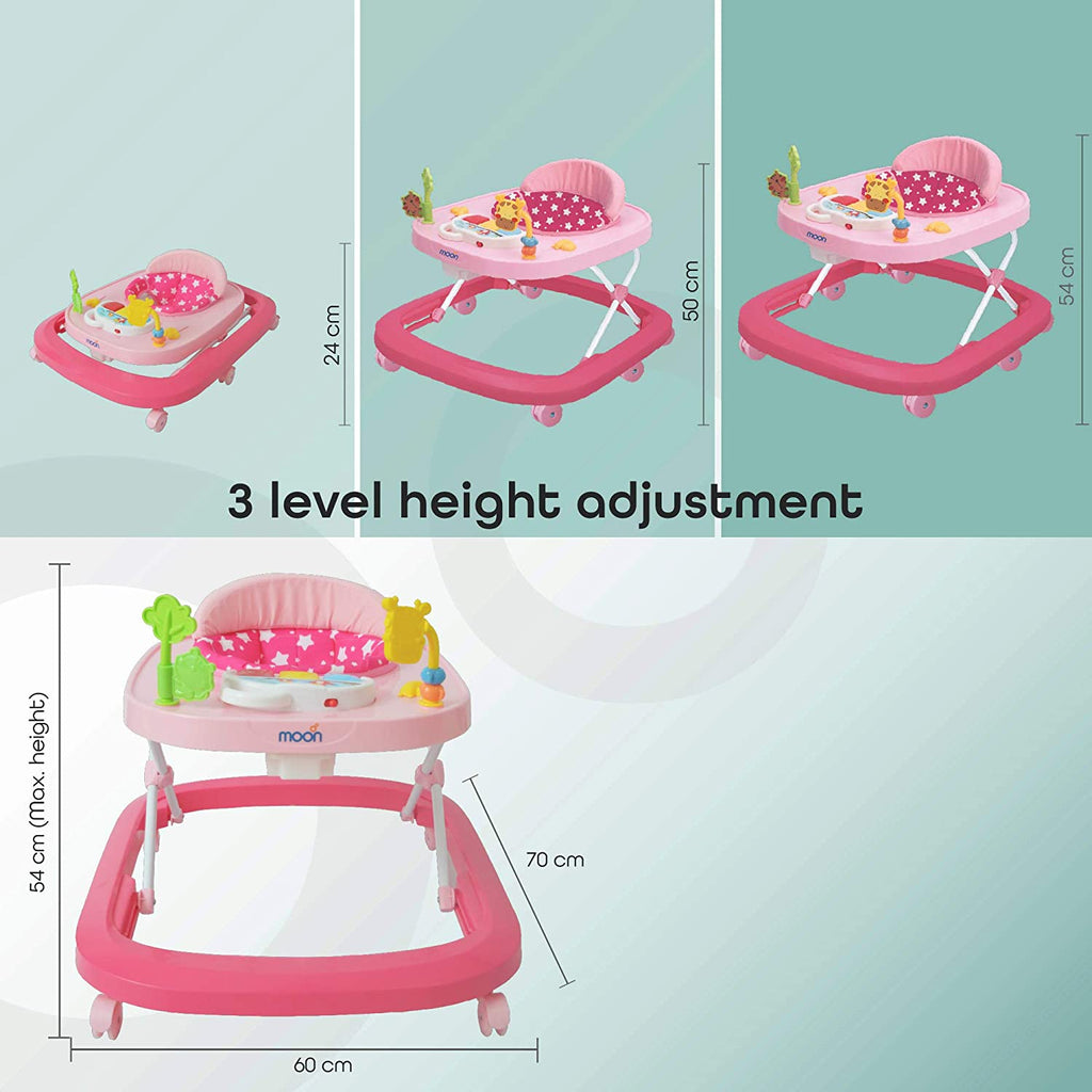Moon Drive-Walker-Pink Forest-W1508Ur Age- 6 Months to 18 Months