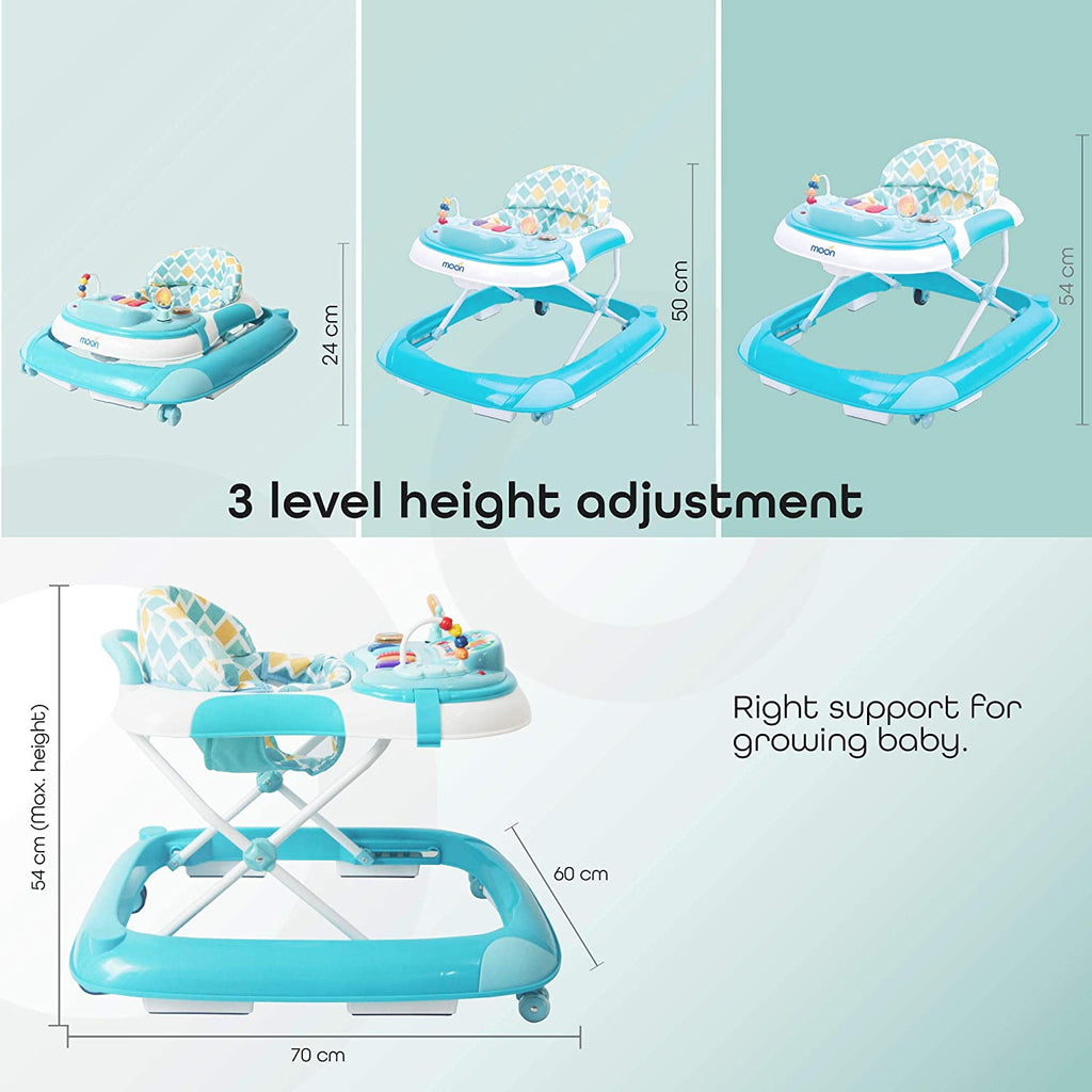 Moon Pace-Walker-Blue-W1125Na2 Age- 6 Months to 18 Months