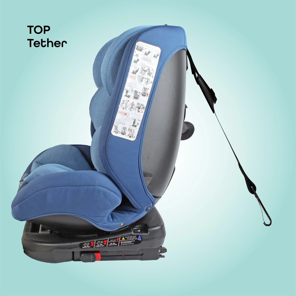 Moon Rover Car Seat- Group: (0+, 1,2,3) - Blue Age- Newborn to 12 Years