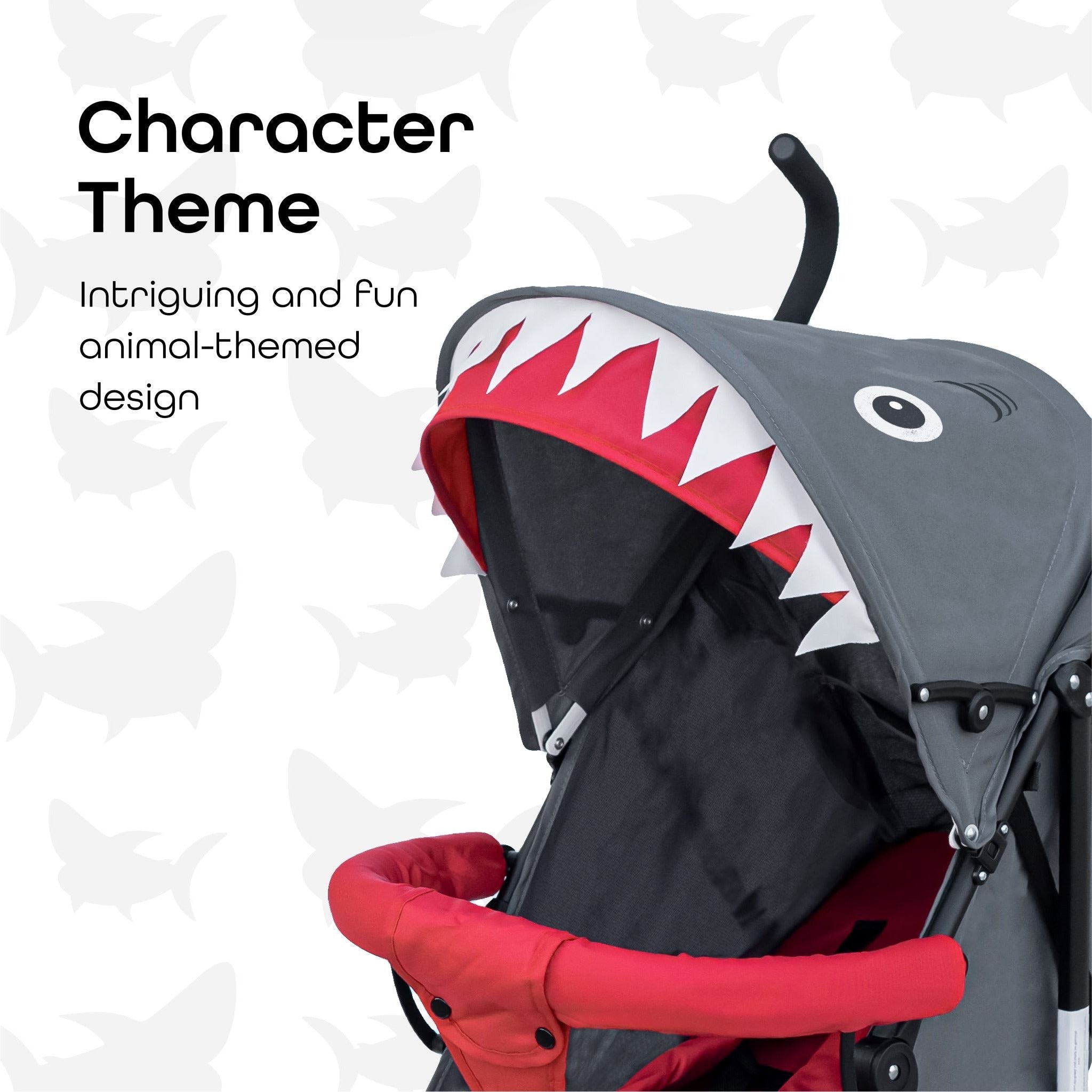 Baby shark stroller hotsell