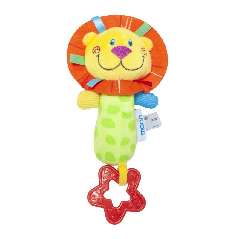 Moon Soft Rattle Toy - Lion Age- 3 Months to 24 Months
