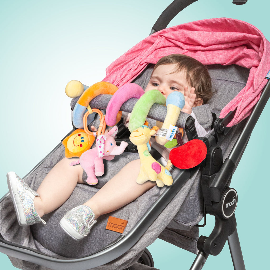 Moon Spiral Activity Toy - Animals Age- Newborn to 24 Months