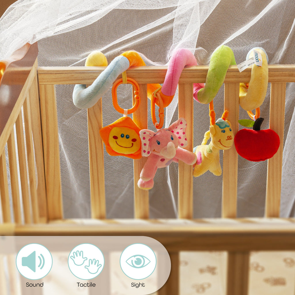 Moon Spiral Activity Toy - Animals Age- Newborn to 24 Months