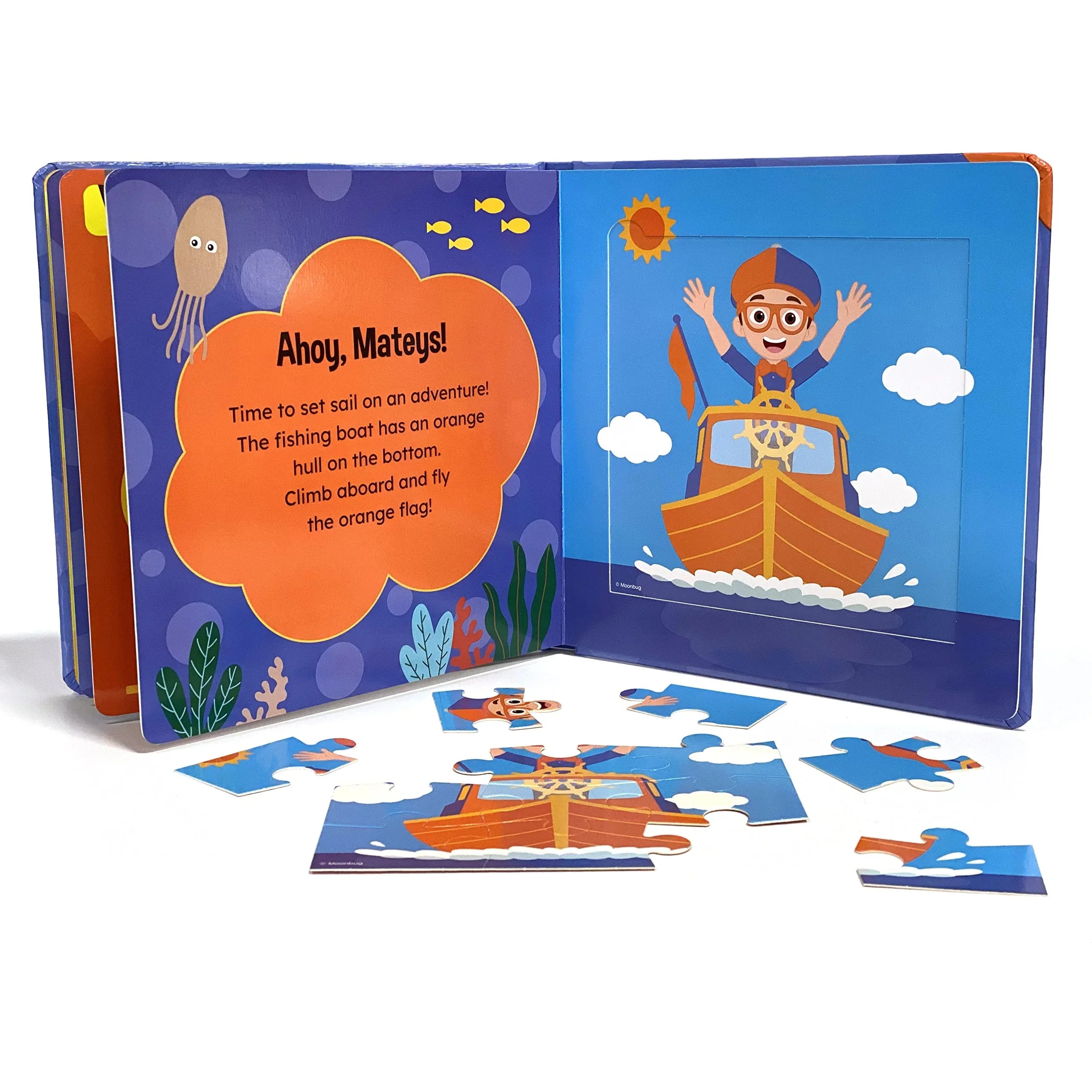 Moonbug Blippi My First Puzzle Book Age- 3 Years & Above - Peekaboo