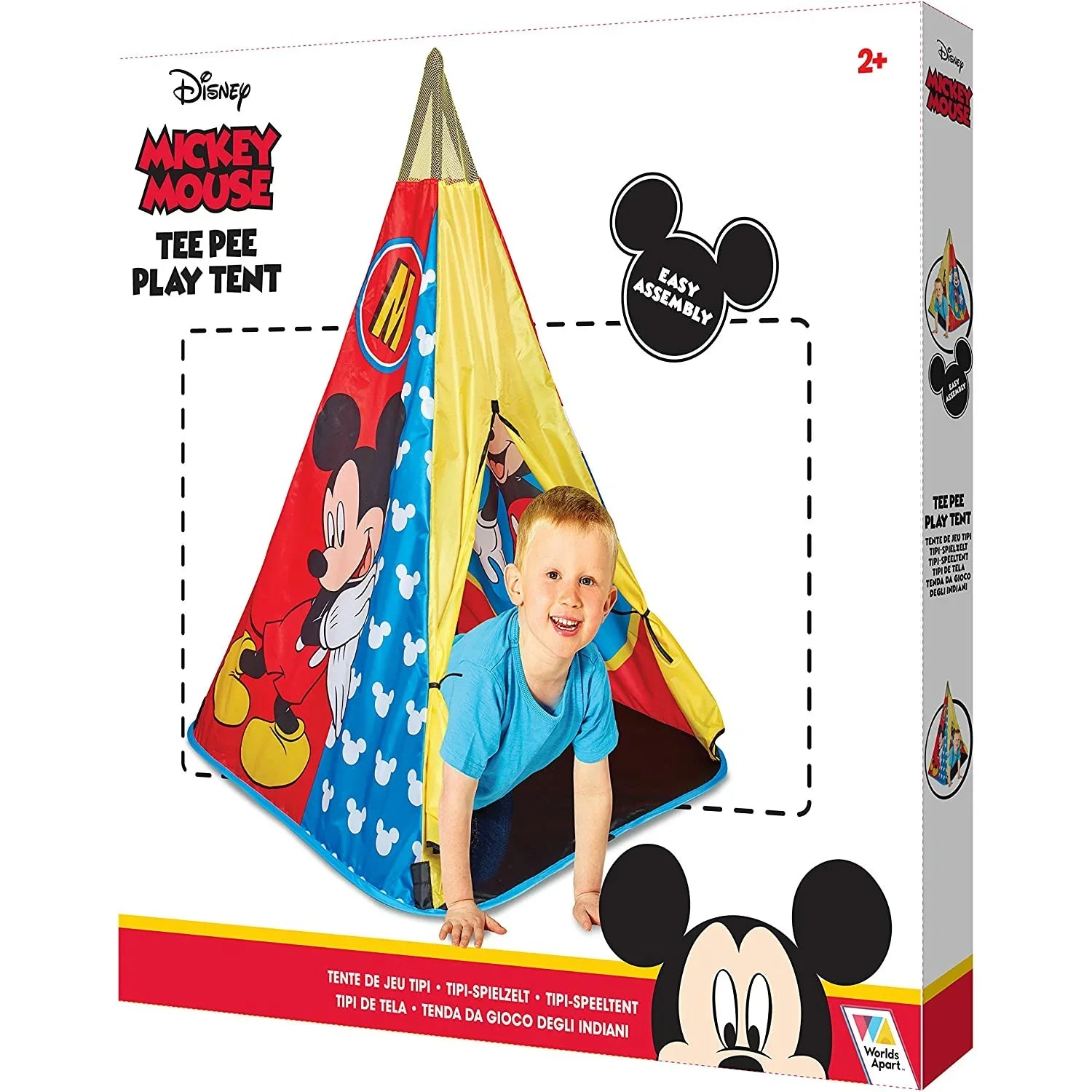 te tente Moose Toys Mickey Teepee Play Tent 2Y+