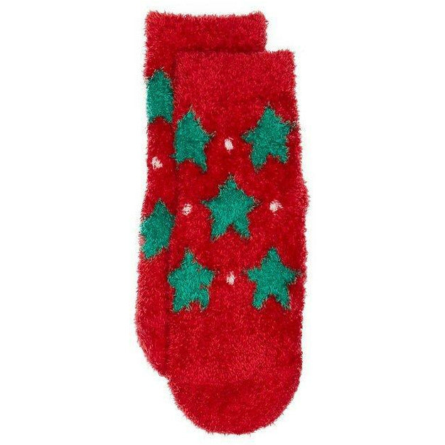 Mothercare Christmas Star Socks Red Unisex