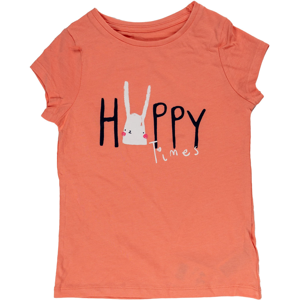 Mothercare Coral Happy Times T Shirt Peach C335 Age- 2 Years to 10 Years