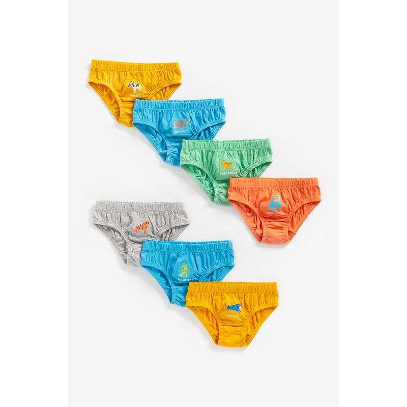 Mothercare Days Of The Week Briefs - 7 Pack Multicolor Boy