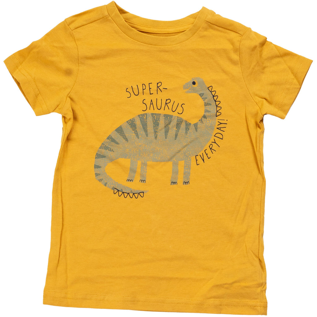Mothercare Dino Dream Super Saurus T Shirt Yellow B223 Age- 9 Months to 6 Years