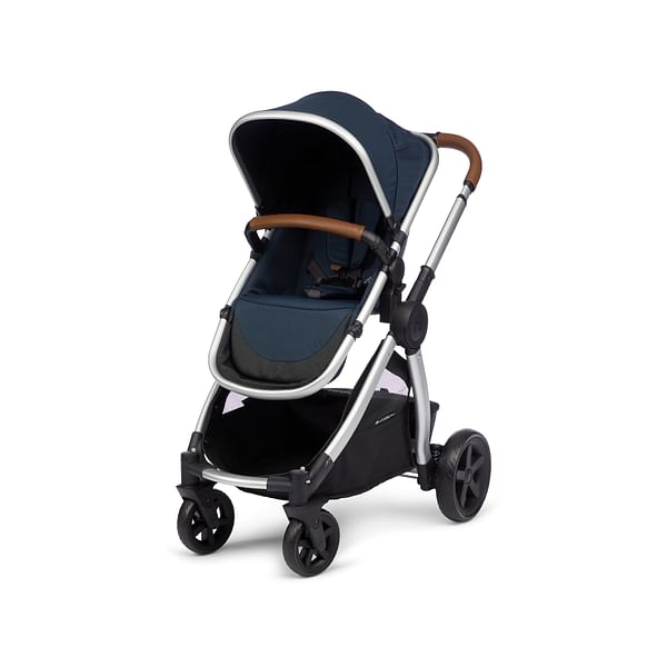 Mothercare Journey 4 Wheel Pushchair Stroller Eclipse Navy Age- Newborn & Above (Holds upto 15 kgs)