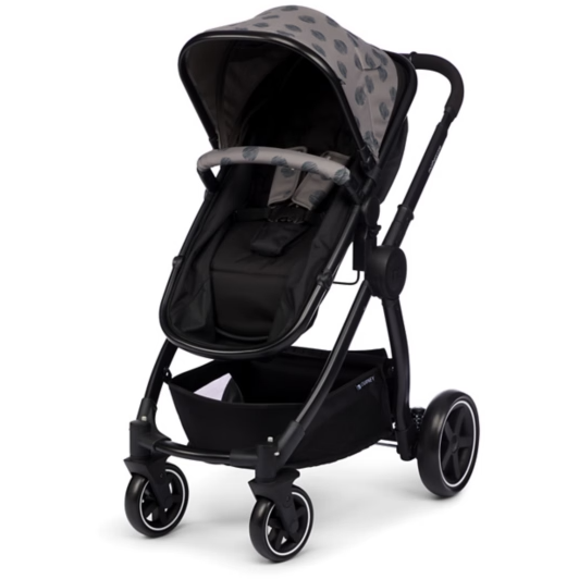 Mothercare Journey 4 Wheel Pushchair Stroller Carseat Grey Spot