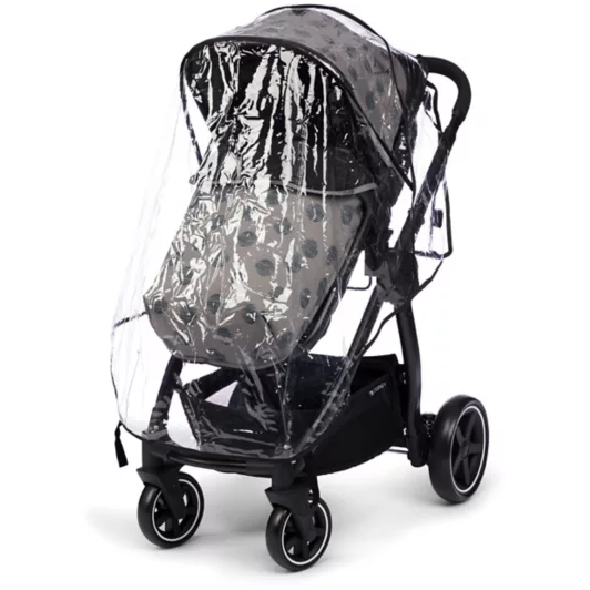 Mothercare Journey 4 Wheel Pushchair Stroller Grey/Spot Age- Newborn & Above (Holds upto 15 kgs)