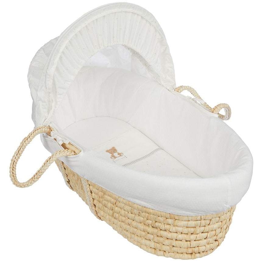 Mothercare Little & Loved Moses Basket White Age- Newborn & Above (Holds upto 9 Kgs)