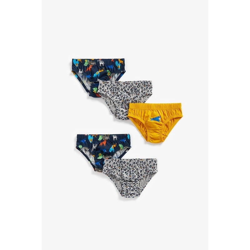 Mothercare Safari Briefs - 5 Pack Multicolor Boy
