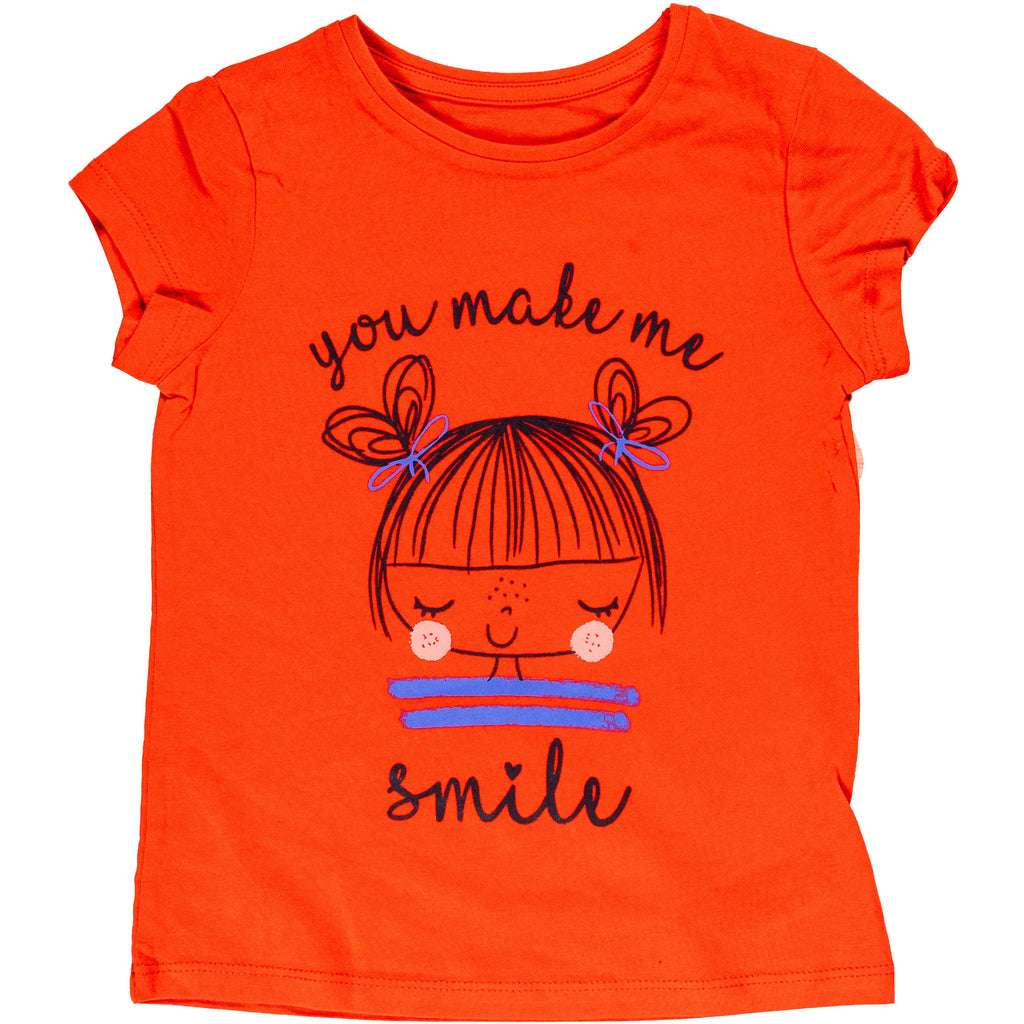 Mothercare Street Mania You Make Me Smile T Shirt Red B708 Age- 2 Years to 10 Years