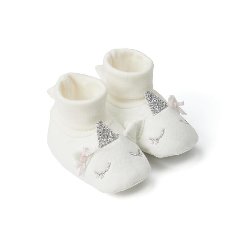 Mothercare Unicorn Sock Top Baby Booties