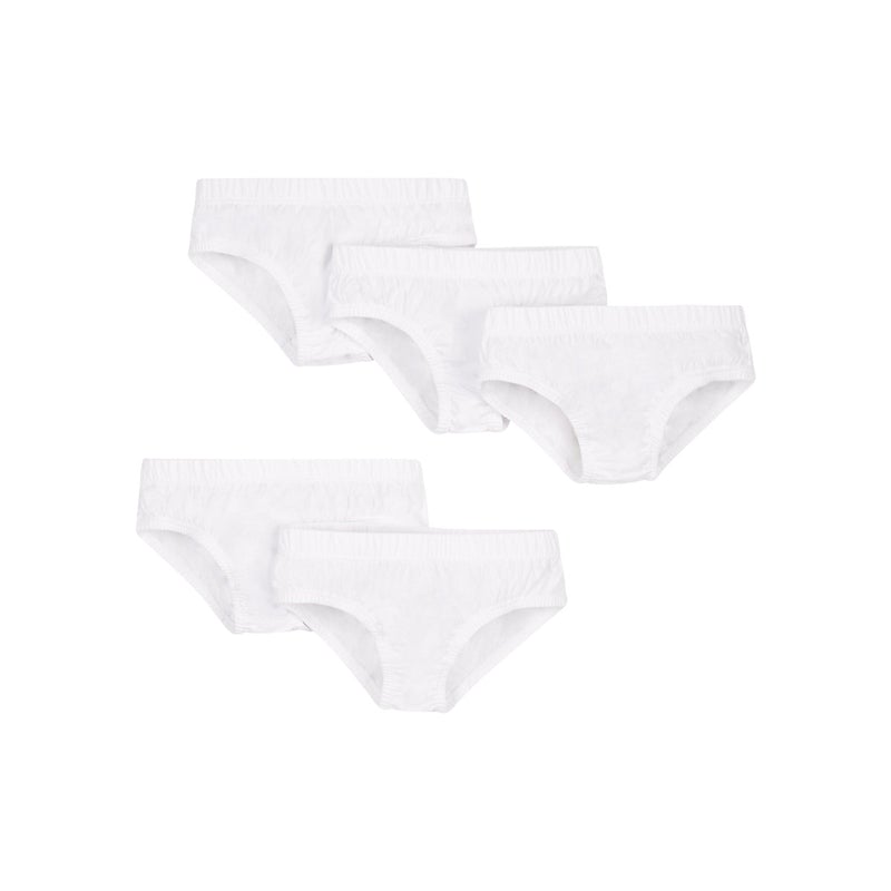 Mothercare White Briefs - 5 Pack White Boy
